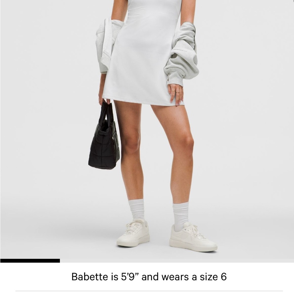 NWT Lululemon Align dress in white size4